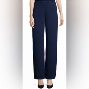 St. John Collection Blue Wide Leg Pants